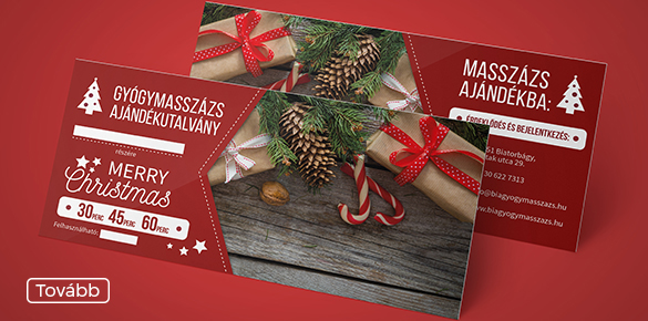 Vásároljon masszázst ajándékba!